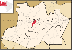 Location of the municipality inside Amazonas