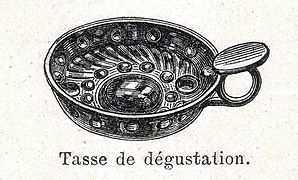 Gravure d'un tastevin, 1904.