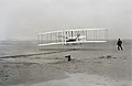 Image 13First powered and controlled flight by the Wright brothers, December 17, 1903 (from Aviation)