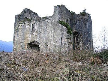 Ruines du château.