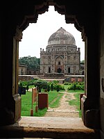 The Shish Gumbad in the Lodi Gardens, Delhi