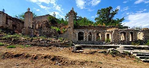 Üzeyir Hacıbəyovun ev-muzeyinin qalıqları. Şuşa şəhəri. 19-cu əsr. Fotoqraf: Rəcəb Həsənbəyov