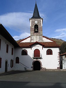 L'église Notre-Dame d'Aldudes.