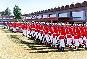 Graduating Brazilian Marine Corps recruits, 2008