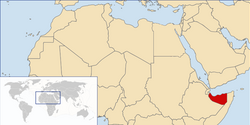 Location of Somaliland