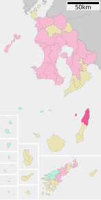 Poziția localității Nishinoomote