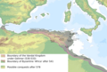 Byzantine Praetorian prefecture of Africa (534-591 AD) in 578 AD.