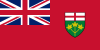 le drapeau de l'Ontario