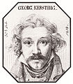 Q215590 zelfportret door Georg Friedrich Kersting geboren op 31 oktober 1785 overleden op 1 juli 1847