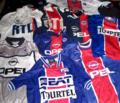 Maillots du PSG durant les années 1980 et 90