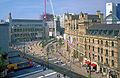 Image 21Manchester's Exchange Square undergoing extensive regeneration (from History of Manchester)