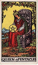 Queen of Pentacles card