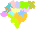 An accurate map of Harbin's current administrative divisions