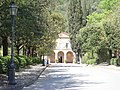 L'ingresso delle terme Grotta Giusti