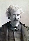 Mark Twain, afigasuteks gan Napoléon Sarony, 1895