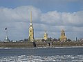 English: St. Petersburg, the former capital of Russia, is 456 kilometres by train from Helsinki Suomi: Pietariin on 456 km junalla