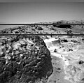 The rock "Stimpy" is seen in this close-up image taken by the Sojourner rover's left front camera on Sol 70 (September 13). Detailed texture on the rock, such as pits and flutes, are clearly visible. This image and PIA01571(right eye) make up a stereo pair. Mars Pathfinder is the second in NASA's Discovery program of low-cost spacecraft with highly focused science goals. The Jet Propulsion Laboratory, Pasadena, CA, developed and manages the Mars Pathfinder mission for NASA's Office of Space Science, Washington, D.C. JPL is an operating division of the California Institute of Technology (Caltech).