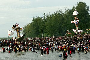 Tabuik di Pantai Gandoriah