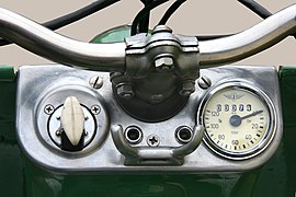 Dashboard with speedometer of Zündapp Bella R 154