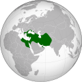 اوج گستره شاهنشاهی هخامنشی در دوران فرمانروایی داریوش بزرگ