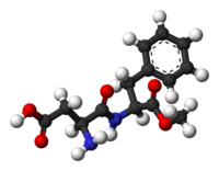 3D struktura aspartama