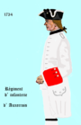 régiment d’Auxerrois de 1734 à 1749