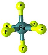 Hexa(fluorido)železitý anion