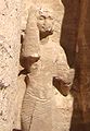 Il principe Meriatum sulla facciata del Tempio minore di Abu Simbel.