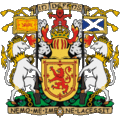 Royal coat of arms of the Kingdom of Scotland used from the 12th century to 1603. Used by the Kings of Scots up until the Union of the Crowns in 1603 under King James VI & I, of Scotland and England.