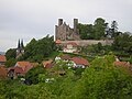 Blick auf die Burg Hanstein