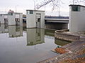 Barrage on the Neckar at Heilbronn, 1929