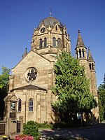 Russisch-orthodoxe Kirche, links im Bild das Grab Georg von Morloks