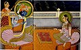 Image 15Krishna and Radha playing chaturanga on an 8×8 Ashtāpada (from History of chess)