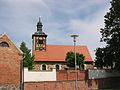 en: Stone church, probably built in 14th century