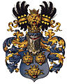 Arms of Dalmatia in Austria-Hungary (1851-1918), as drawn by Hugo Gerard Ströhl.