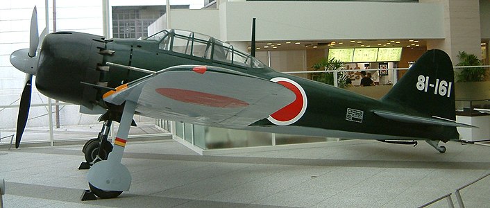 Палубный истребитель Mitsubishi A6M Zero