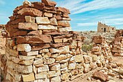 Stone house ruins