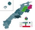 2019 Shimane Gubernatorial Election by municipalities (in Japanese)