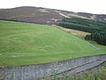 Backwater Reservoir dam with the spillway in the foreground