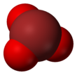 The bromate anion (space-filling model)