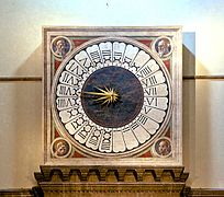 The 24 hours clock of the Florence Cathedral