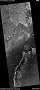 Wide view of light-toned surfaces, as seen by HiRISE under HiWish program