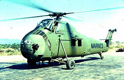 USMC Sikorsky H-34 (S-58) helicopter in Vietnam.