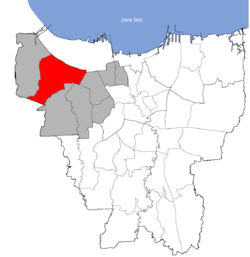 Location of Cengkareng