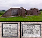 Het monument bij Getswerderzijl