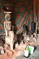 Voodoo-Altar à Abomey, Bénin.