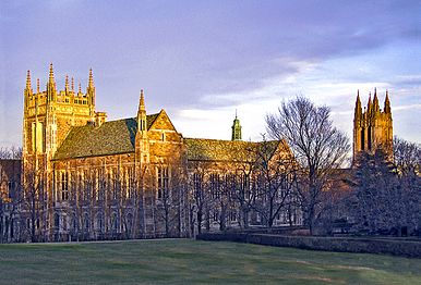 Collegiate Gothic buildings of Boston College, United States