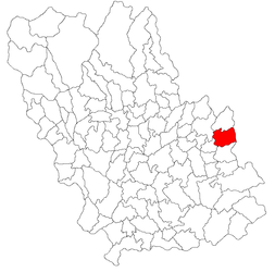 Location in Prahova County