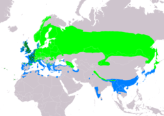 Mapa występowania