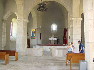 Intérieur de l'église, 2014.